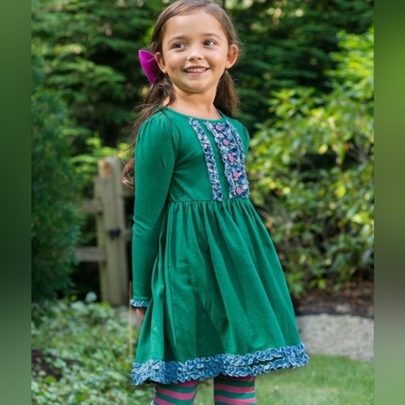 Matilda Jane Other - Matilda Jane Family Tree Long Sleeve Dress Size 10 girls